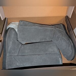 BearPaw Emma Charcoal Tall Boots